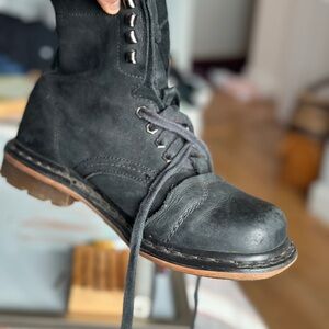 Doc Martens black lace up boots